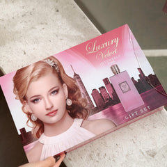 Luxury Velvet Intensely Pink Perfume Gift Set For Women Luxury Velvet