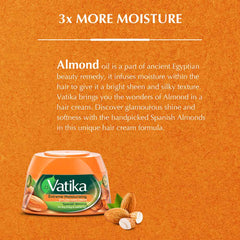 Vatika Naturals Almond Styling Hair Cream - 140ml Vatika