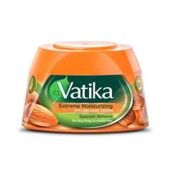 Vatika Naturals Almond Styling Hair Cream - 140ml Vatika