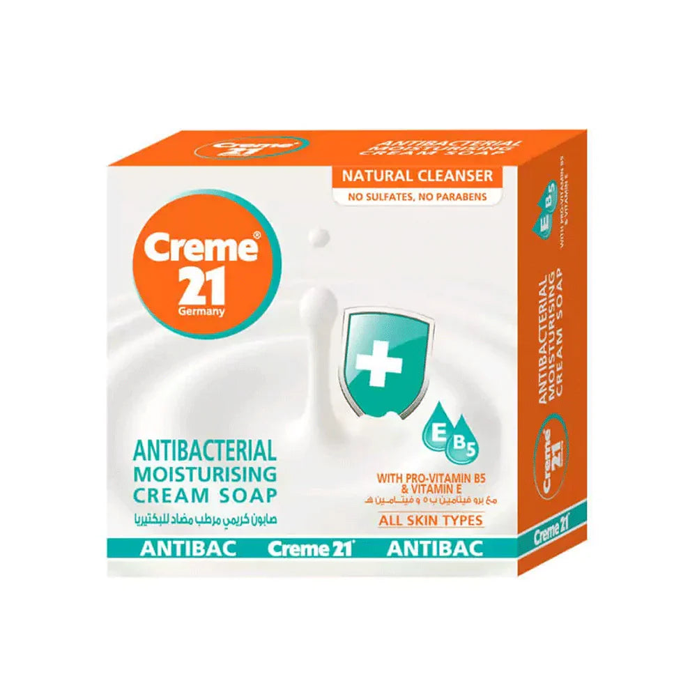 Cream 21 Antibacterial Moisturising Cream Soap - 125g Creme 21