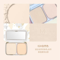 Mansly Smooth Velvet Pressed Powder & Finishing Compact Mansly