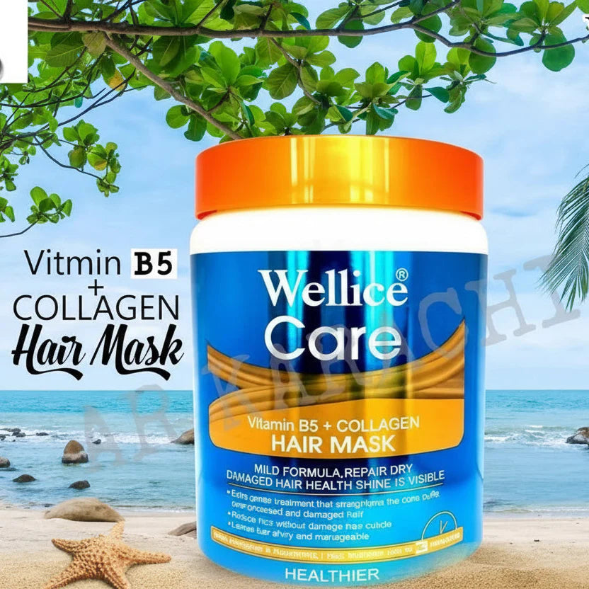 Wellice Vitamin B5+ Collagen Hair Mask 1Kg Wellice