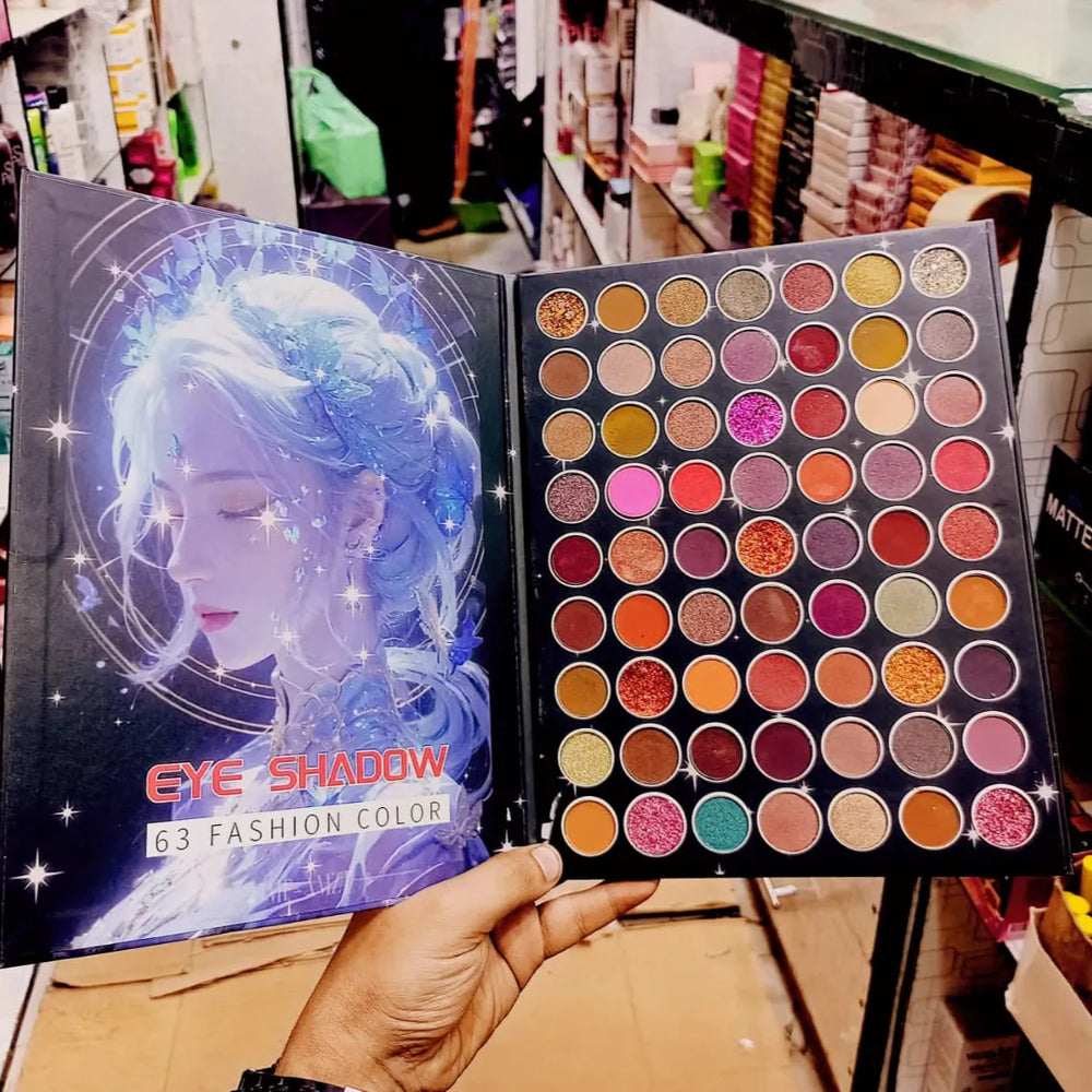 63 Colors Eyeshadow Palette Cosmia.pk