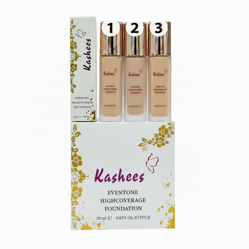 Kashee's Eventone High Coverage Waterproof Foundation 24Hr - 20ml Kashee's