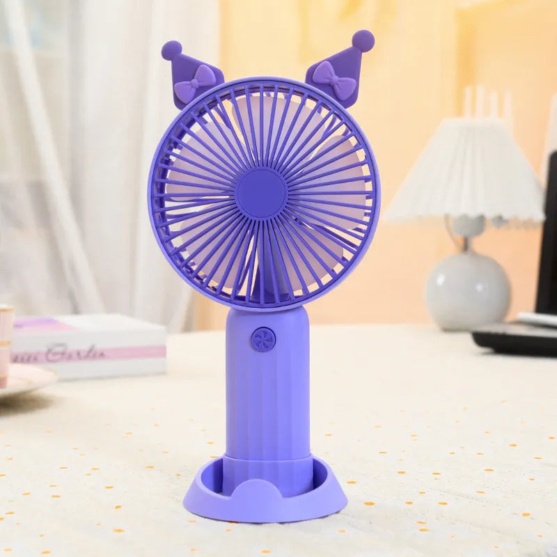 Sanrio Rechargeable Mini Handheld & Desktop Fan Cosmia.pk