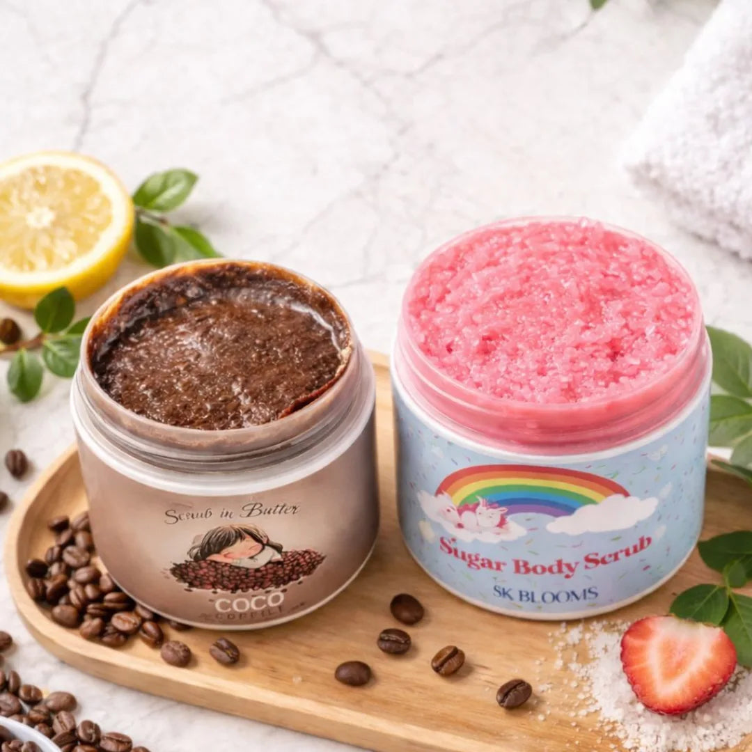 SK Blooms Sugar Body Scrubs - 150ml sk blooms