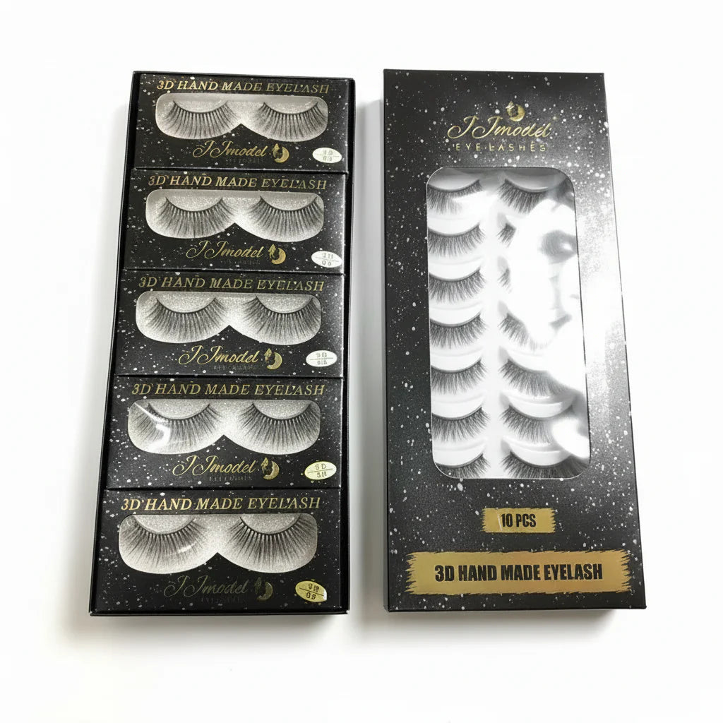 JJ Model 3D Hand Made Eyelashes - 10 Pcs JJ MODEL