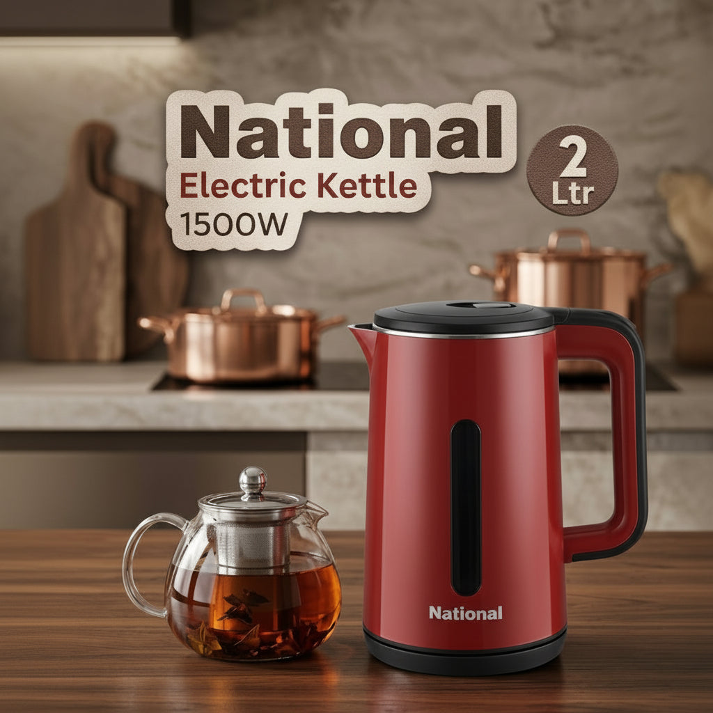 National Electric Kettle - 2 Liter National