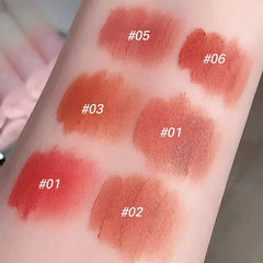 Gege Bear - Cartoon Matte Lip Gloss - 6 Pcs Set Gege Bear