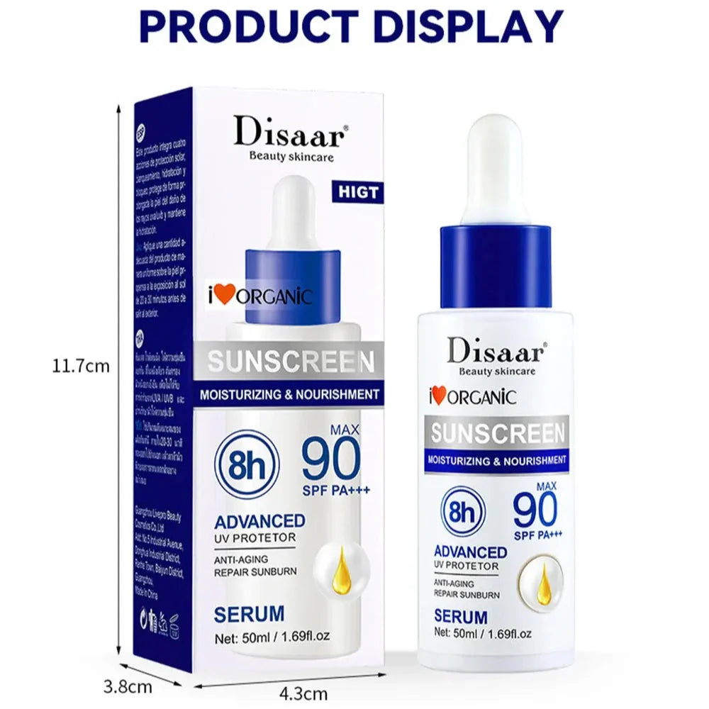 Disaar Sunscreen Serum – SPF 90 PA+++ - 50 ml Disaar
