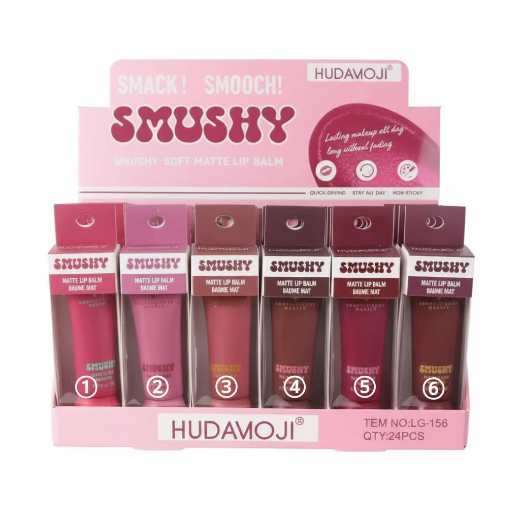 Hudamoji Smushy Soft Matte Lip Balm Huda Moji