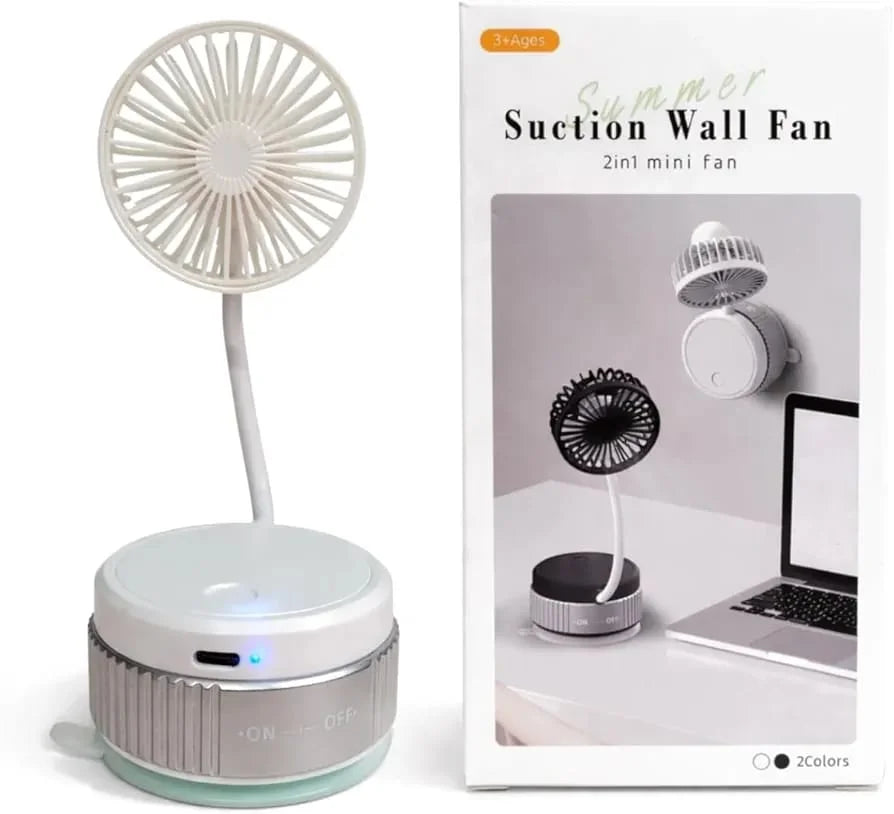 Summer Suction 2-in-1 Mini Portable Fan Cosmia.pk