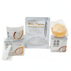SADOER Rice Puree Brightening & Glow Skincare Trio SADOER