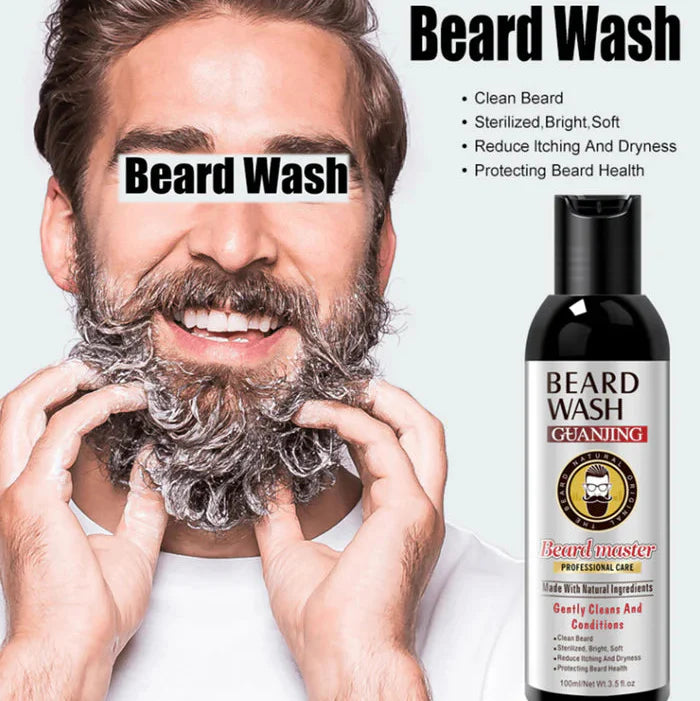 GUANJING Beard Wash Men's Beard Shampoo - 100ml Guanjing