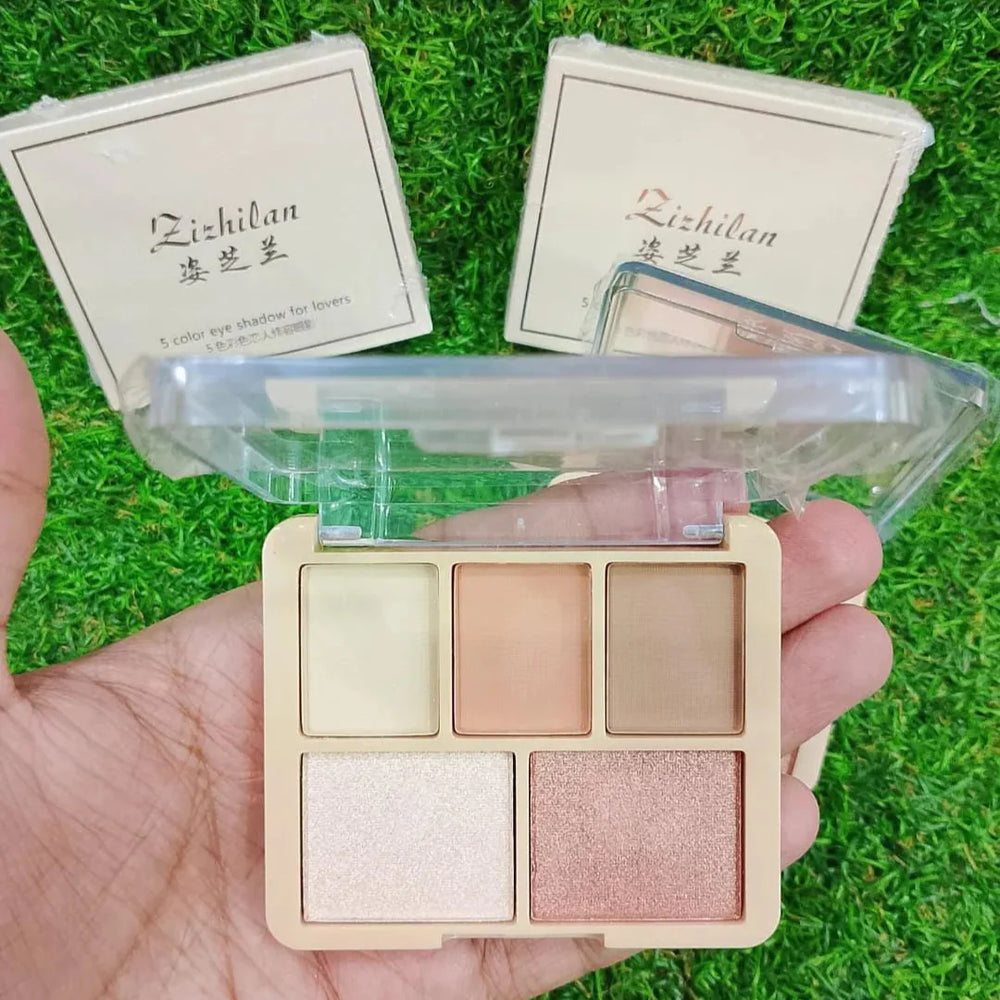 ZIZHILAN 5 Color Eyeshadow Palette ZIZHILAN