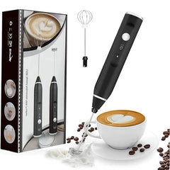 USB Rechargeable 3-Speed Electric Coffee Beater Milk Frother Cosmia.pk