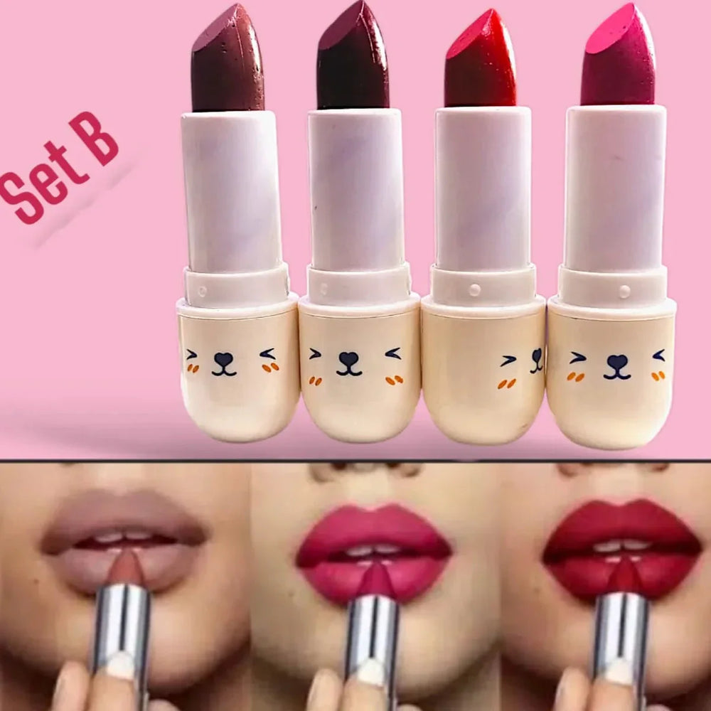 Fit Colors Matte Lipstick 4Pcs Fit Colors