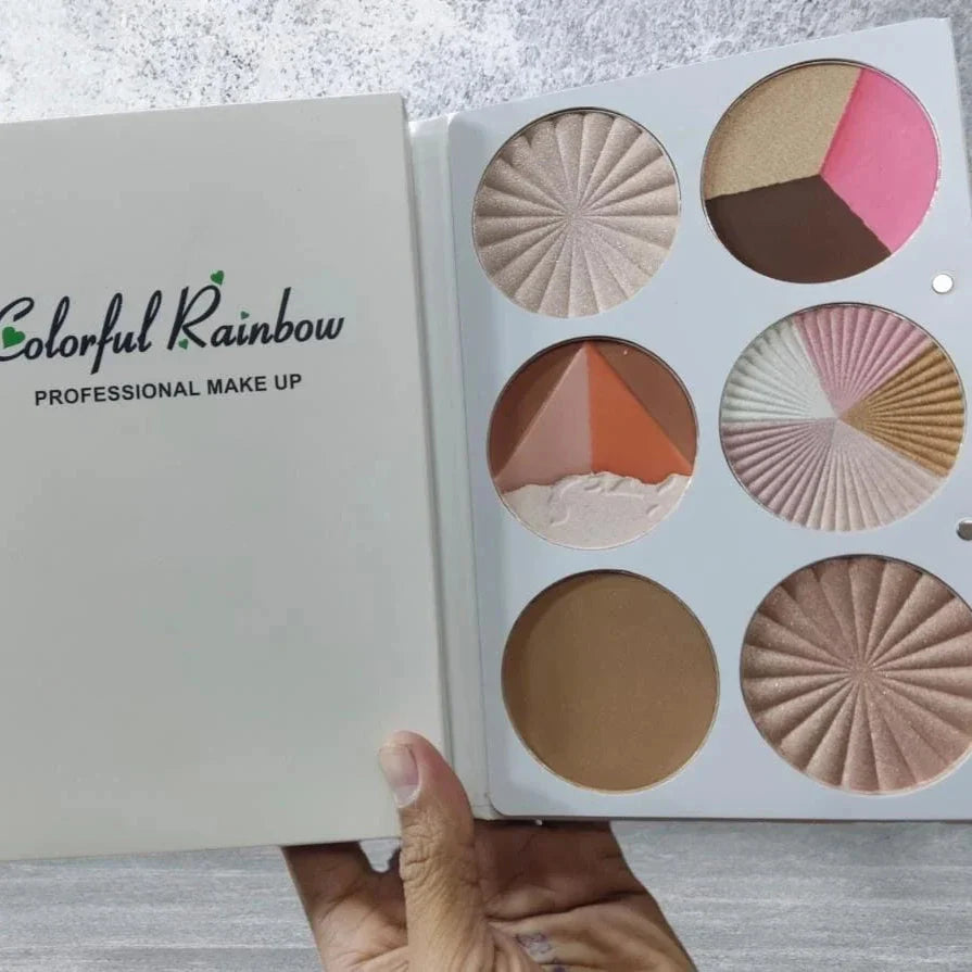 Colorfull Rainbow Professional Makeup Kit Colorful Rainbow
