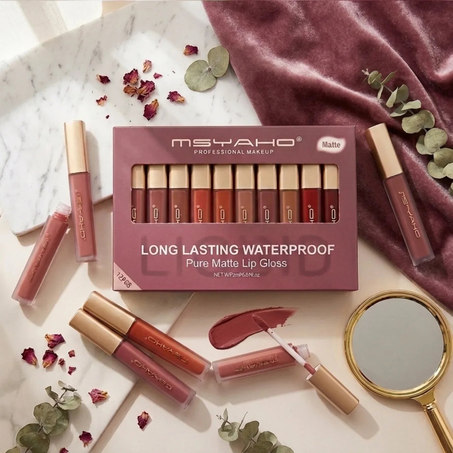 MSYAHO Professional Makeup Fashion Lip Gloss Msyaho