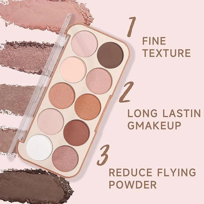Miss Rose Nude-Highlighter & Contour Kit -  10 Color Miss Rose