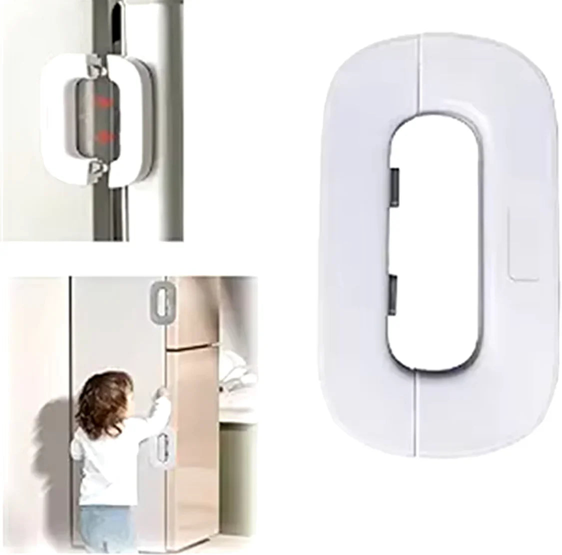 Self-Adhesive Fridge Lock Latch System Cosmia.pk