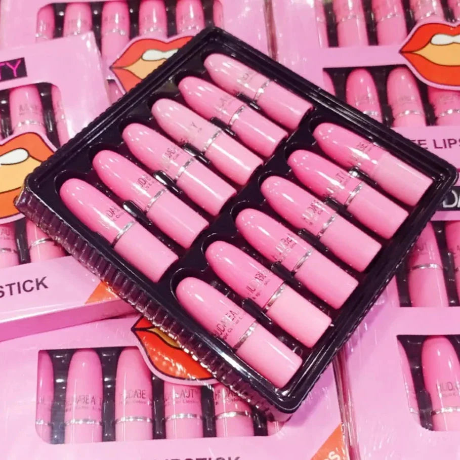 HUDA BEAUTY Lipstick 12Pcs Box Huda Beauty
