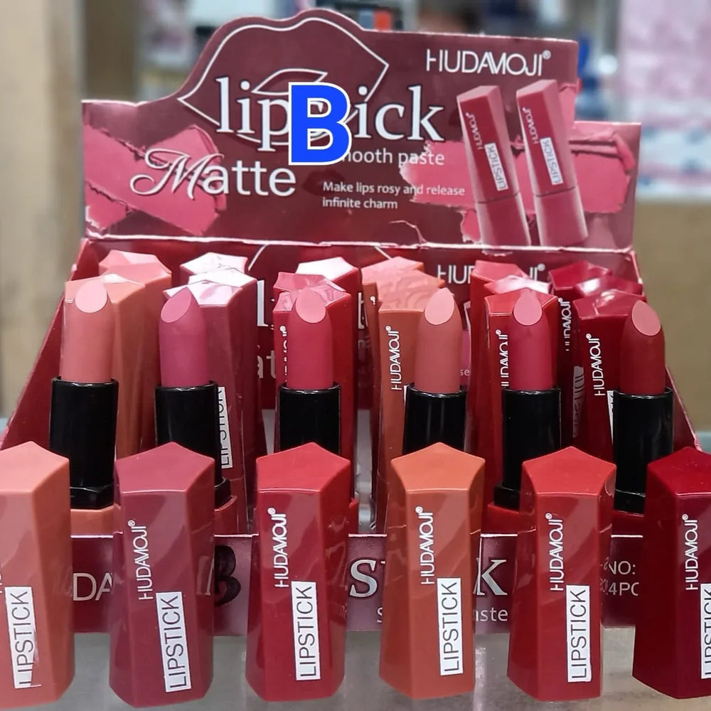 6 Pcs Huda Moji Matte Lipstick Huda Moji