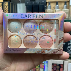 6 Colors Lareen Highlighter Palette Lareen