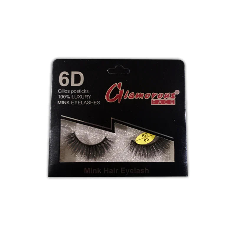 Glamorous Face 6D Mink Hair Eyelashes 10 Pieces GF 8062 Glamorous Face