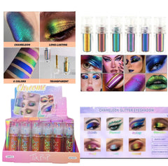 6 Pcs Tik PoP LIQUID EYESHADOW + Lipistick Tik PoP