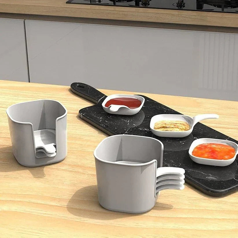 6Pcs Sauce Dip Bowls Set Great For Snacks, BBQ & Parties Cosmia.pk