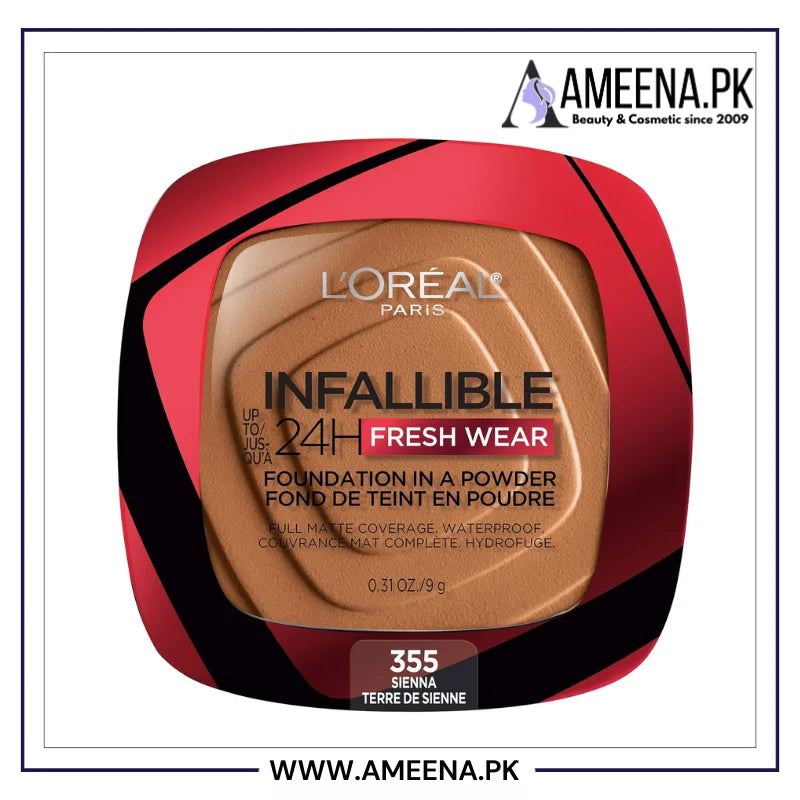 L'Oreal Paris Makeup Infallible Fresh Wear Foundation in a Powder Loreal Paris