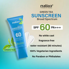 Maliao Fragrance Free Green Tea Sunscreen - 100g Maliao