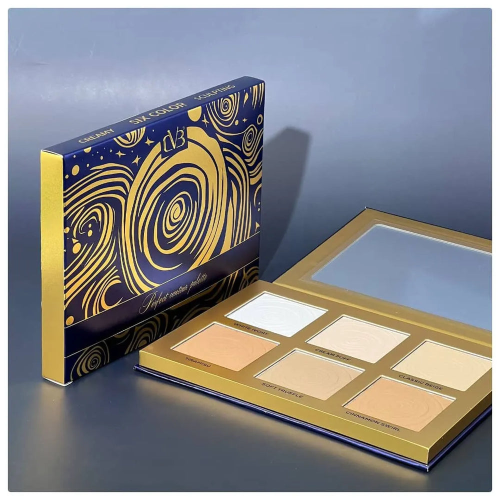 Cvb Perfect Contour Palette Velvet Smooth Formula CVB