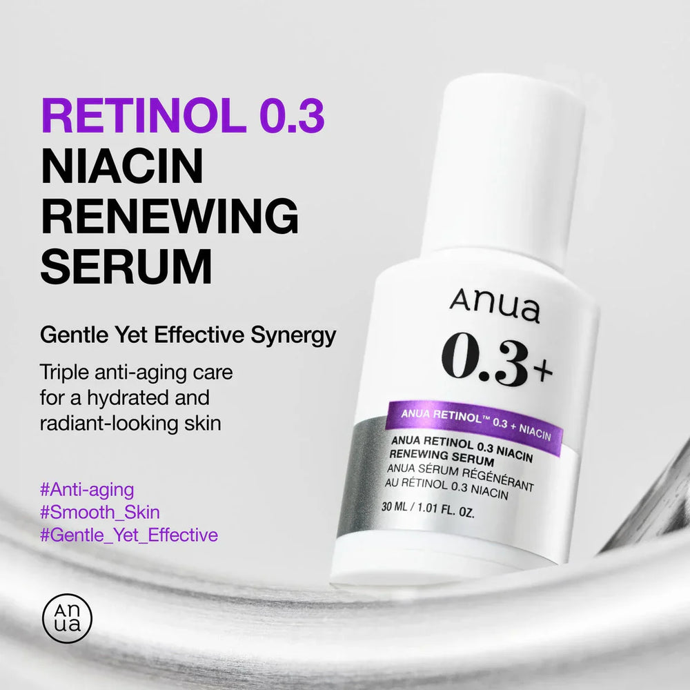 Anua Retinol 0.3 + Niacin Renewing Serum 30ml Anua