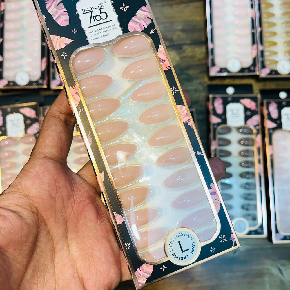7To5 Talklee Matte Artifical Nails With Free Stickers Talklee