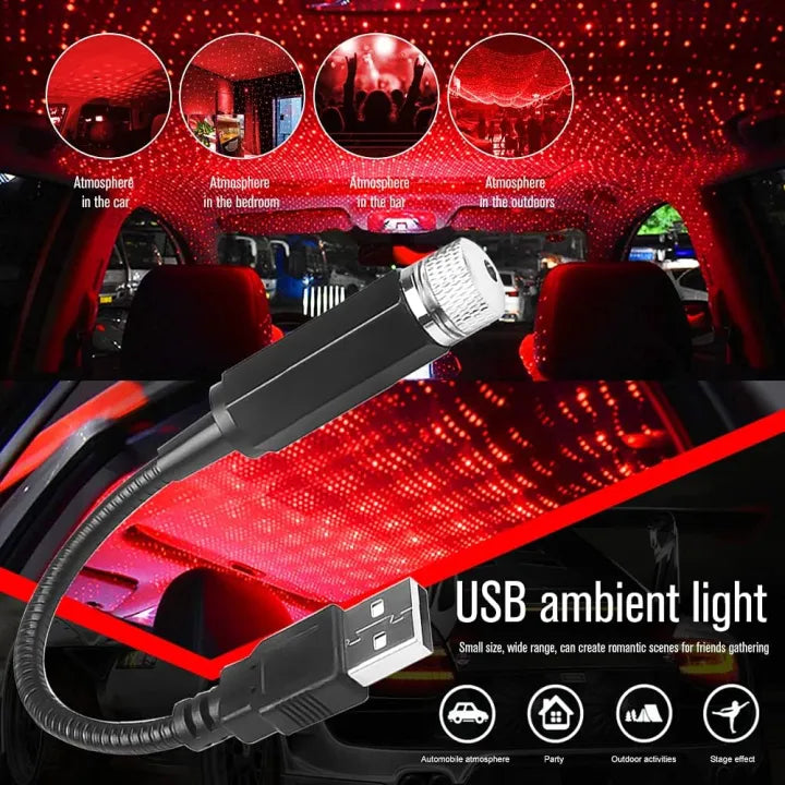 Car Starry Sky Interior Atmosphere Lights Cosmia.pk