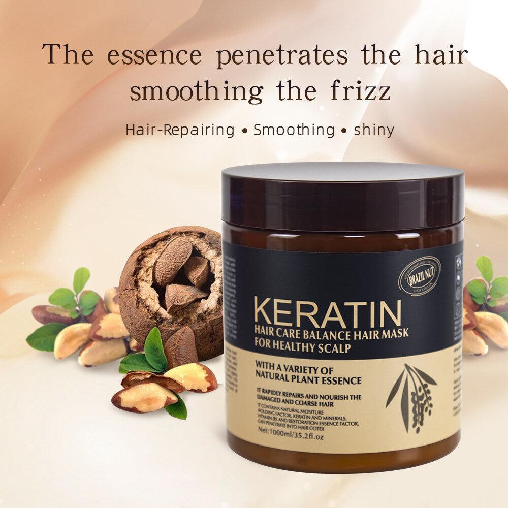 Hair Straightener + Original keratin Mask + Sadoer Mask Cosmia