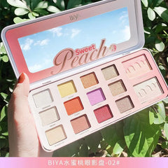 BIYA Korean Sweet Peach Eyeshadow Palette biya