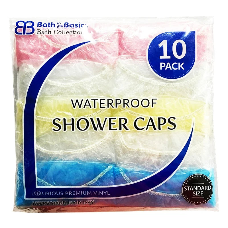Waterproof Shower Cap Pack of 10 Cosmia.pk