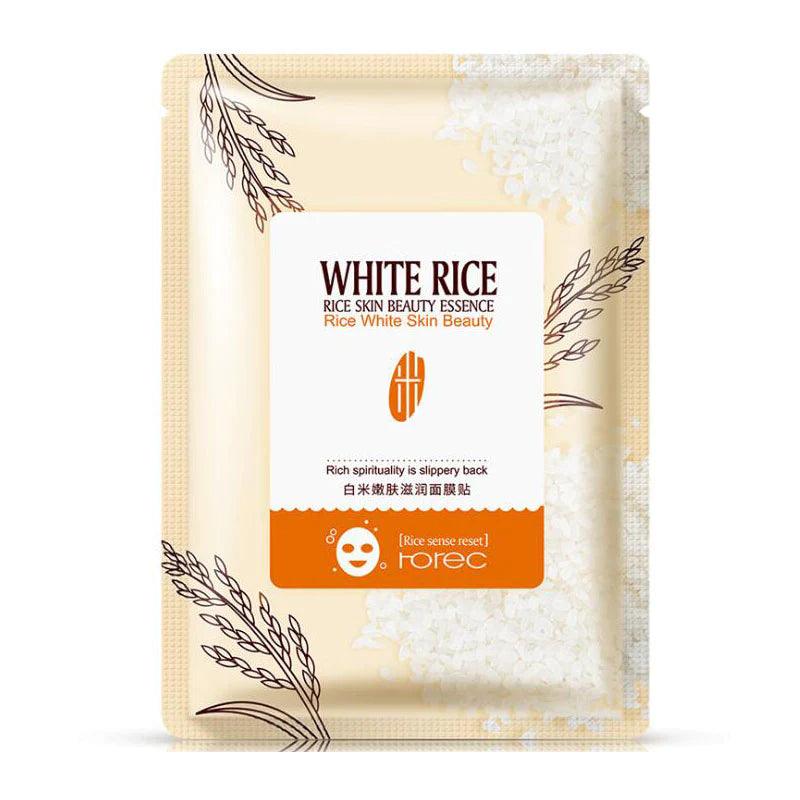 Rorec White Rice Serum Face with Free Sheet Mask Rorec