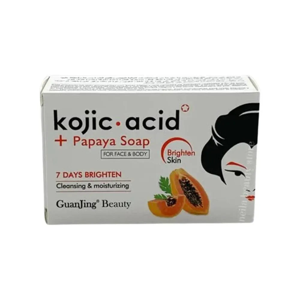 Guanjing Kojic Acid Moisturizing And Whitening Papaya Soap for Face Kojic