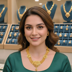 Gold Polish Necklace MALA Cosmia