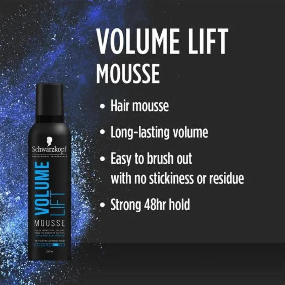 Schwarzkopf Volume Lift Mousse – 250 ml Schwarzkopf