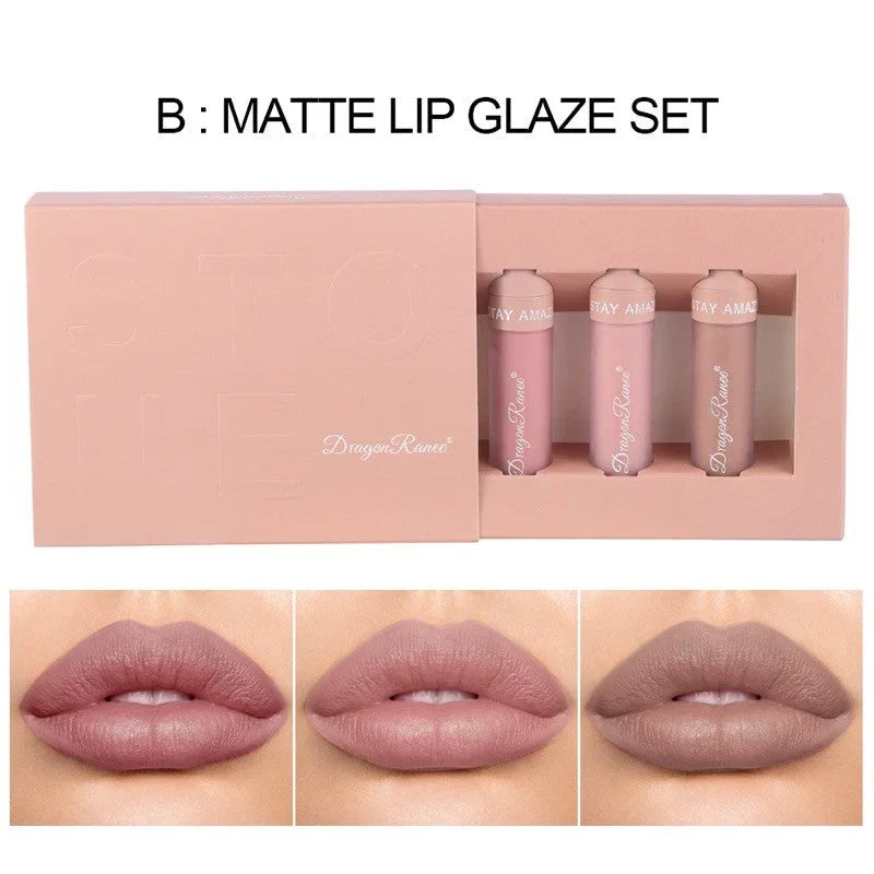 Dragon Ranee 3 Pcs High Quality Lipgloss Set Dragon Ranee