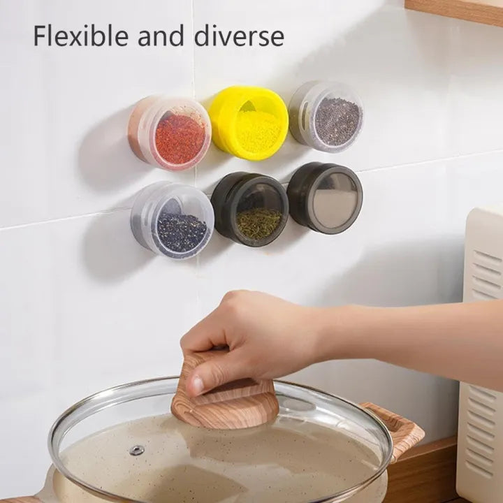 Magnetic Spice Jar Plastic Spice Container Storage Box Cosmia.pk