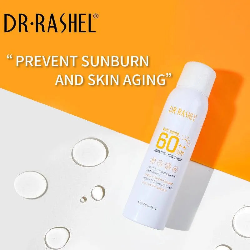 DR.Rashel Anti-Aging And Moisturezir Sun Spray Sunscreen Spray SPF 60 - 150ml DR.Rashel