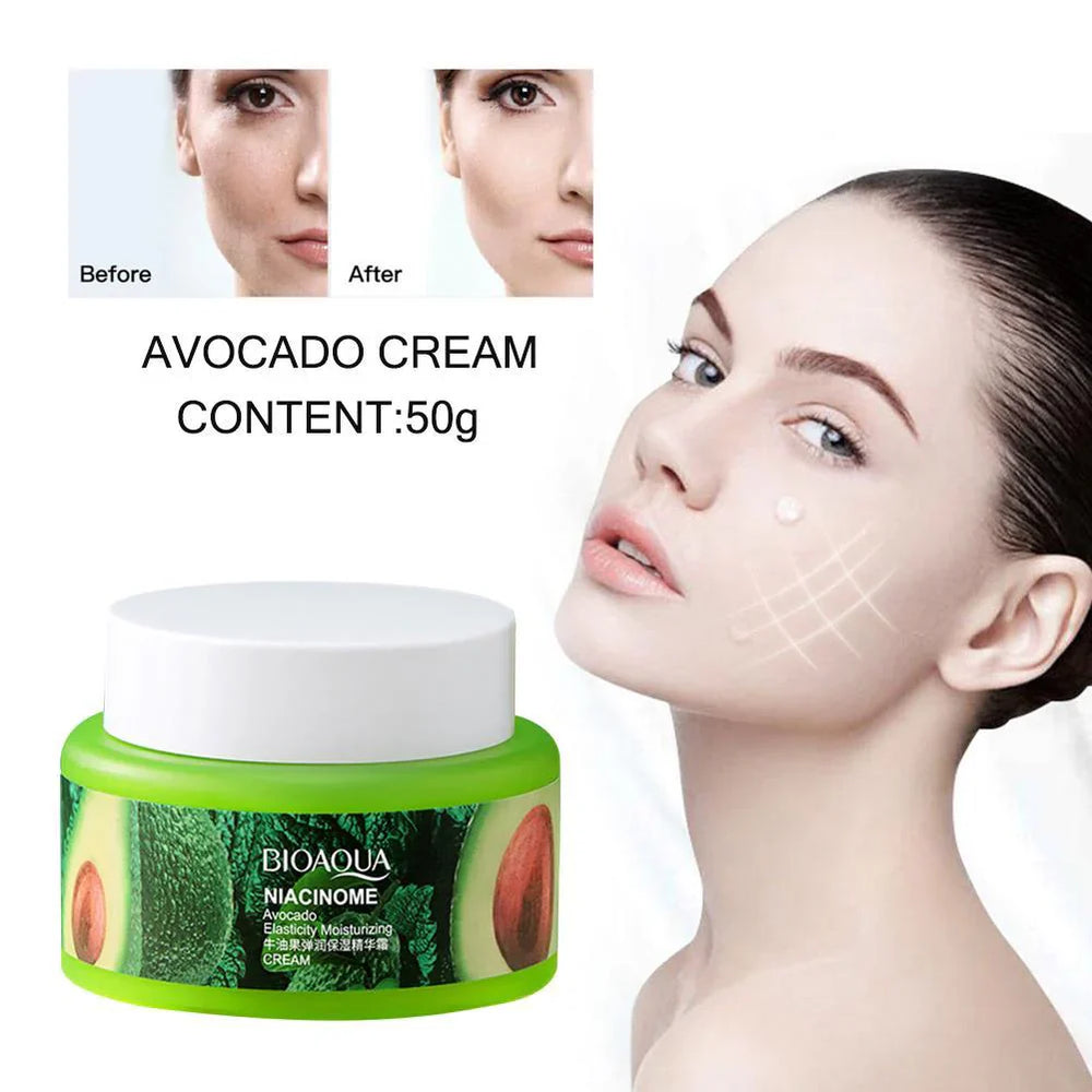 Bioaqua Avocado Moisturizer-Face Whitening Cream - 50gm Bioaqua