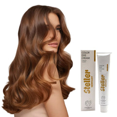 Steller Germany Color Dye Cream - 7/77 Brown Marron - 100ml Steller