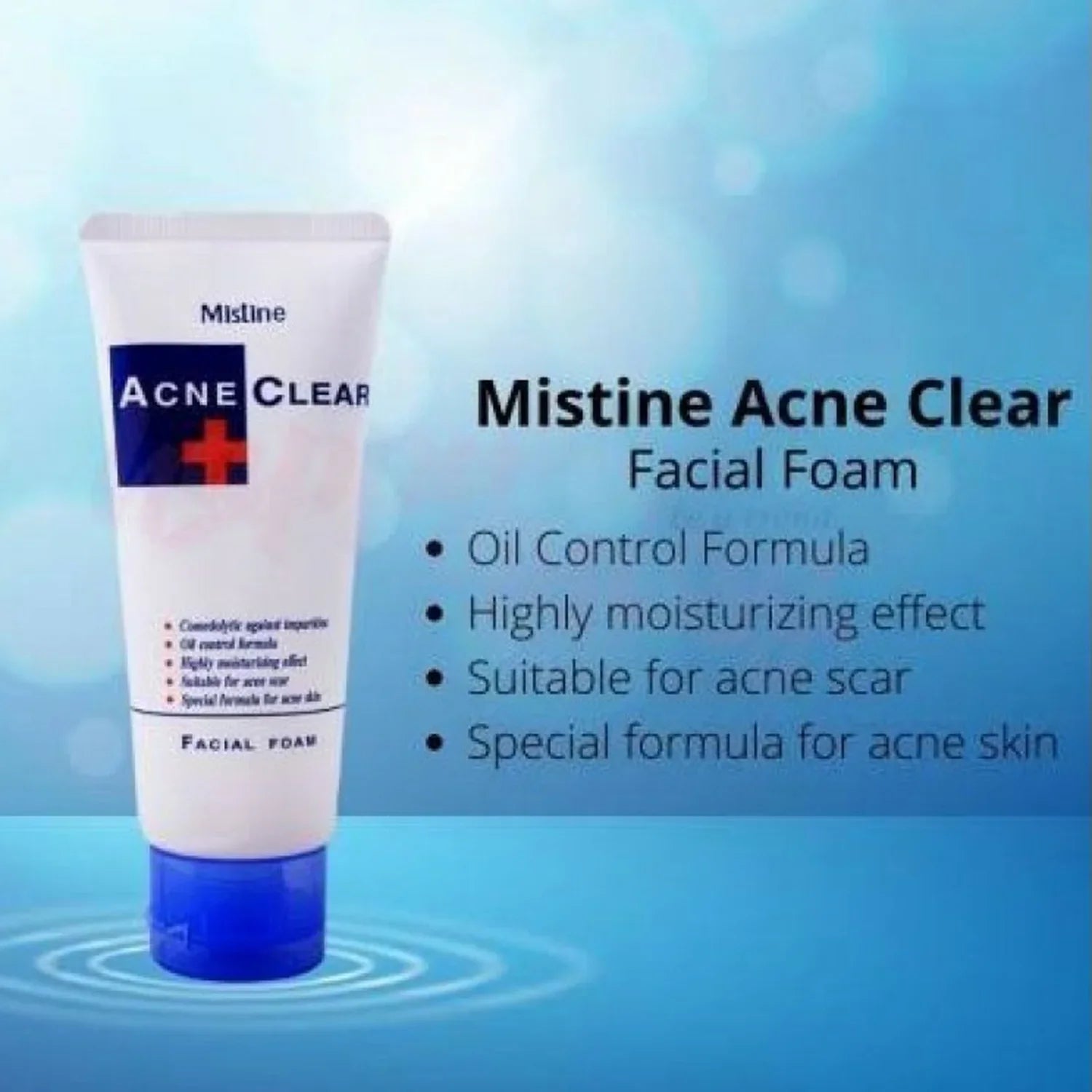 Mistine Acne Clear Facial Foam - 85ml Mistine